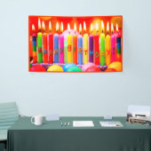 オレンジハッピーバースデー 横断幕 (トレードショー)