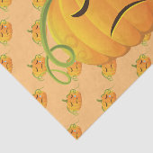 オレンジハロウィーンカボチャシームレスなパターンオレンジハ 薄葉紙 (詳細)