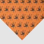 オレンジハロウィーンスカル 薄葉紙 (詳細)