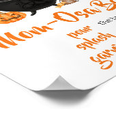 オレンジハロウィーンベビーはブルーイングママオサバー ポスター (角)