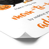 オレンジハロウィーンベビーはブルーイング封筒ステーション ポスター (角)