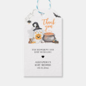 オレンジハロウィーンベビーは醸造メッセージカード ギフトタグ (正面)