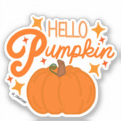 オレンジハローパンプキン シール (正面)
