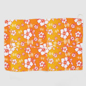 オレンジハワイのゴルフタオル ゴルフタオル (横)