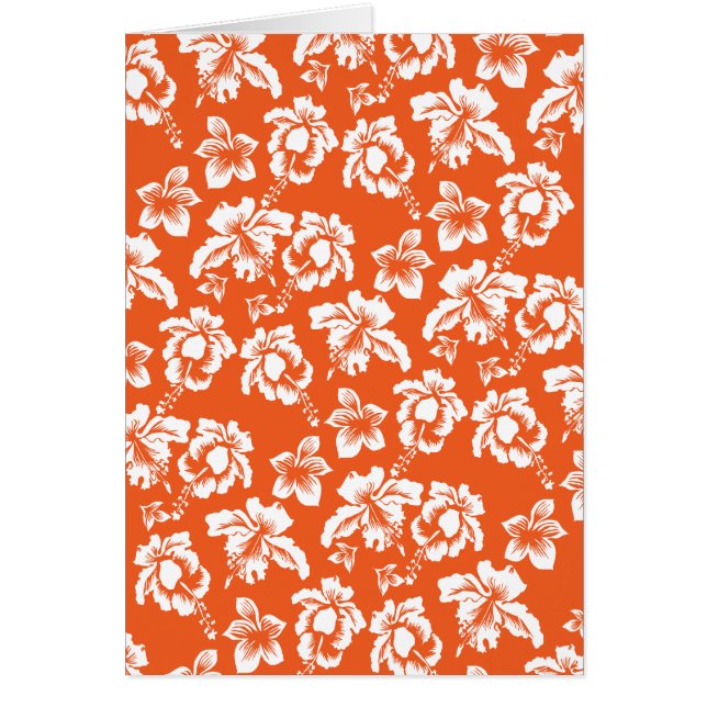 オレンジハワイアンハイビスカス (正面)