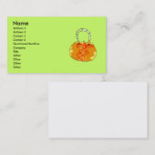 オレンジハンドバッグ 名刺 (正面/裏面)