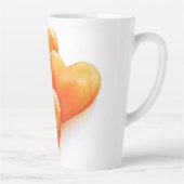 *オレンジハート水彩 カフェラテマグ (右)