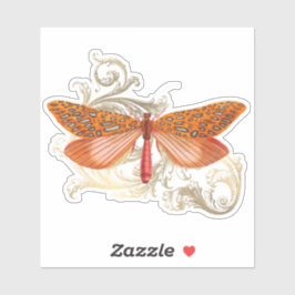 オレンジハーベストバタフライ シール