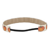 オレンジハーベストパンプキンハロウィンサンクスギビング秋 アスレチックヘッドバンド (裏面)