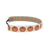 オレンジハーベストパンプキンハロウィンサンクスギビング秋 アスレチックヘッドバンド (左)