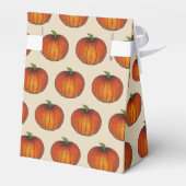 オレンジハーベストパンプキンハロウィンサンクスギビング秋 フェイバーボックス (裏面サイド)