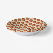 オレンジハーベストパンプキンハロウィンサンクスギビング秋 ペーパーボウル (傾斜あり)