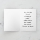 オレンジハーベストムーン、悔やみや弔慰、勇気付けられる カード (内部)