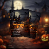 オレンジハ幽霊のよく出るウスハローウィンパーティ 招待状