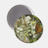 オレンジバタフライとビー マグネット (正面/裏面)