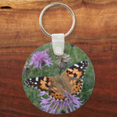 オレンジバタフライキーチェーン キーホルダー (正面)