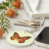 オレンジバタフライキーチェーン キーホルダー (正面右)