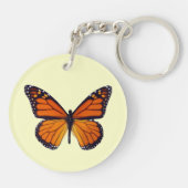 オレンジバタフライキーチェーン キーホルダー (裏面)