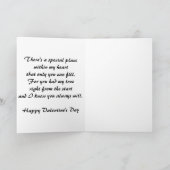 オレンジバタフライバレンタイン シーズンカード (内部)