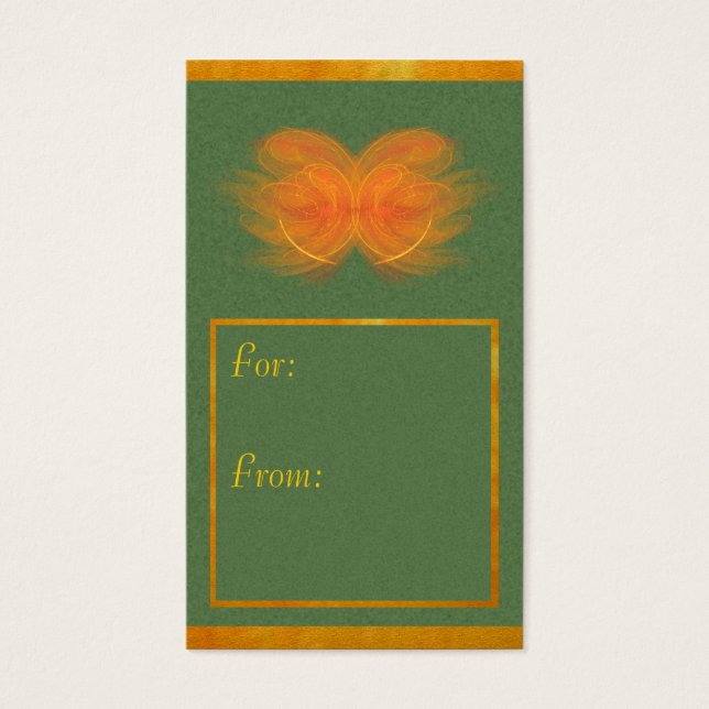 オレンジバタフライ抽象芸術 (正面)