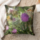 オレンジバタフライ自然装飾用クッション51 cm x 51 cm クッション (ブランケット)