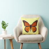 オレンジバタフライ装飾用クッション クッション (椅子)