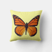 オレンジバタフライ装飾用クッション クッション (裏面)