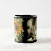 オレンジバタフライ ツートーンマグカップ (中央)