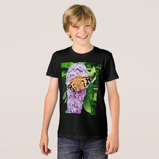 オレンジバタフライ トライブレンドＴシャツ (正面全面)