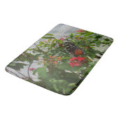 オレンジバタフライ バスマット (アングル)