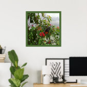 オレンジバタフライ ポスター (ホームオフィス)