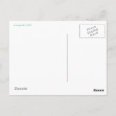 オレンジバニー ポストカード (裏面)