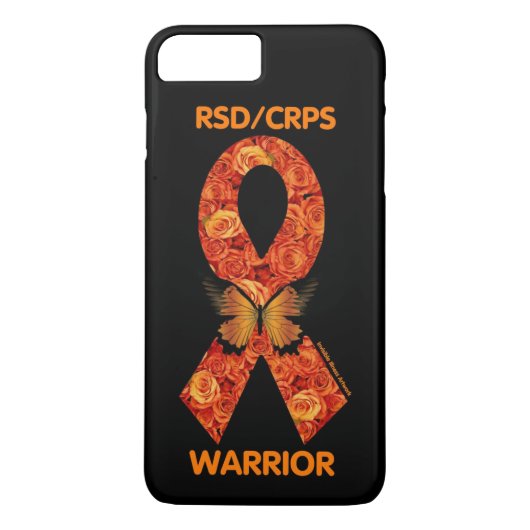 オレンジバラか蝶… RSD/CRPS Case-Mate iPhoneケース (裏面)