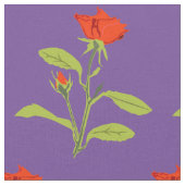 オレンジバラとバ離れド ファブリック (クローズアップ)