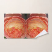 オレンジバラの花びら バスタオルセット (ハンドタオル)