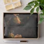 オレンジバラの茂み 薄葉紙 (ギフト)