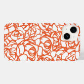 オレンジバラの電話ケース Case-Mate iPhoneケース (裏面 (横))