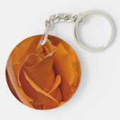 オレンジバラクローズアップ キーホルダー (裏面)