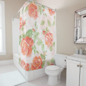 オレンジバラシャワーカーテン シャワーカーテン (インサイチュ)
