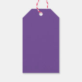 オレンジバラストリングライツパープル誕生日感謝してい ギフトタグ (裏面)