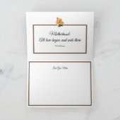 オレンジバラ切り出しフォトホワイトマザーズのデイカード シーズンカード (内部)