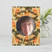 オレンジバラ愛の思い出フォトメモリアル 招待状 (スタンド正面)