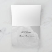 オレンジバラ私たちの記念日 カード (内部)