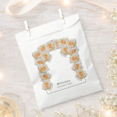 オレンジバラ結婚ズ フェイバーバッグ (クリップ留めされた状態)