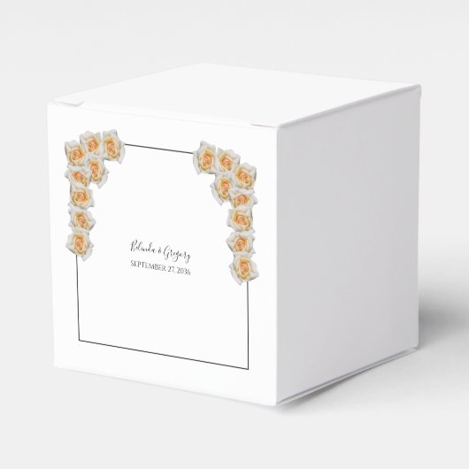 オレンジバラ結婚ズ フェイバーボックス (正面サイド)
