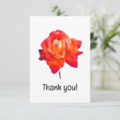 オレンジバラ サンキューカード (スタンド正面)