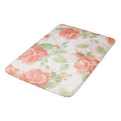 オレンジバラ バスマット (アングル)