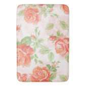 オレンジバラ バスマット (正面縦)