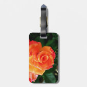 オレンジバラ ラゲッジタグ (裏面縦)