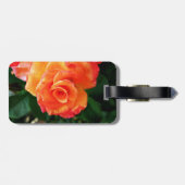 オレンジバラ ラゲッジタグ (裏面横)